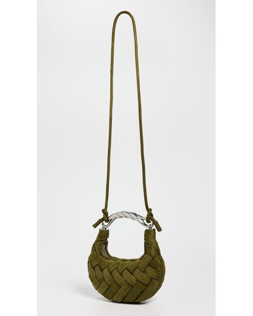 JW PEI Green Orla Weave Handbag