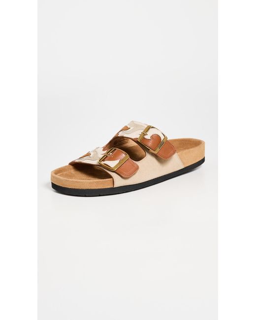 Isabel Marant Natural Lelik Sandals