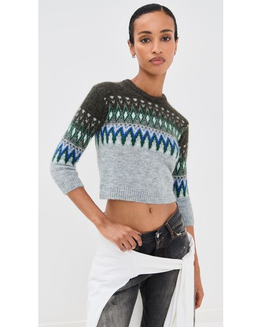 Acne Black Nordic Shrunken Sweater