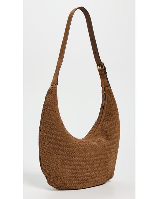 Madewell Brown Essentials Curve Shoulder Bag