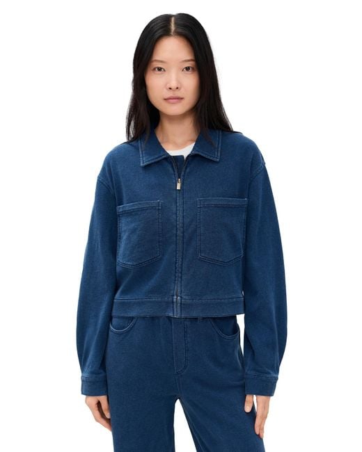 Z Supply Blue Heritage Knit Jacket