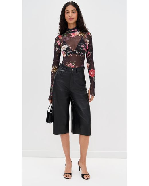 AFRM Black Zadie Top