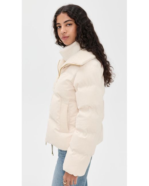 Varley Natural Brackley Cord Puffer Jacket
