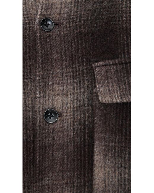 Rag & Bone Black Austin Wool Shirt Jacket for men