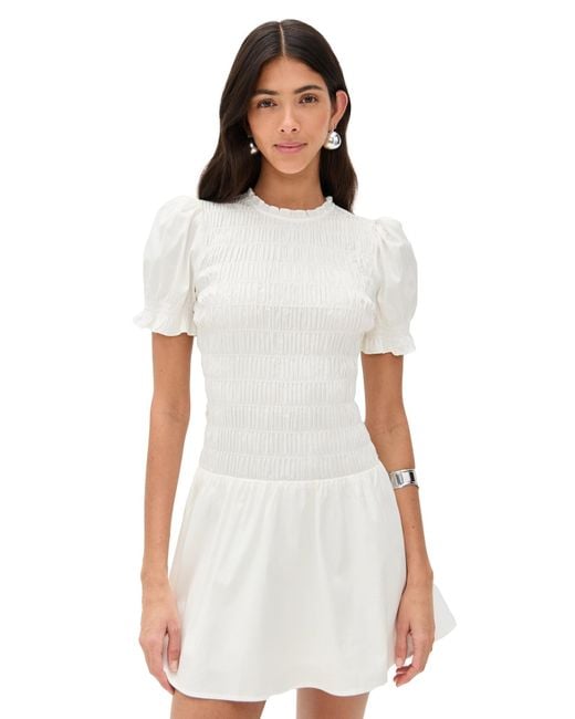 Reformation White Leannah Dress