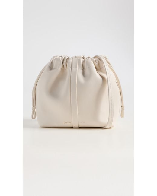 Oroton Leather Curtis Crossbody Bag in Natural Lyst