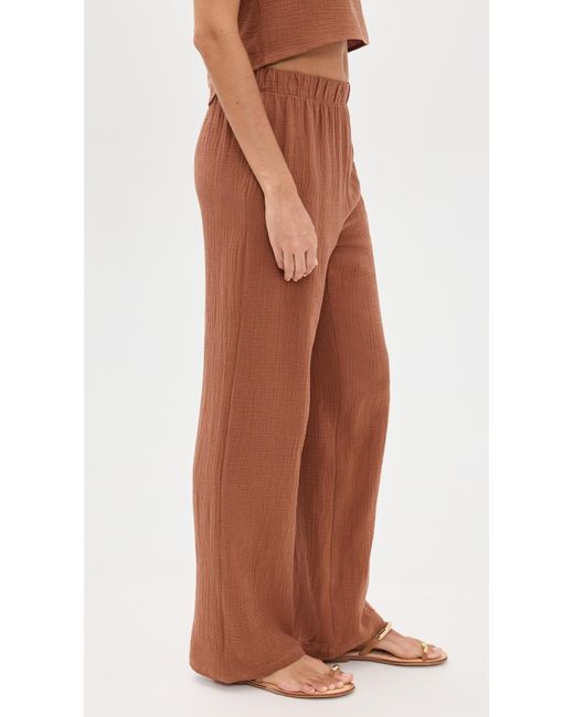 Le Bos Orange Odette Pants
