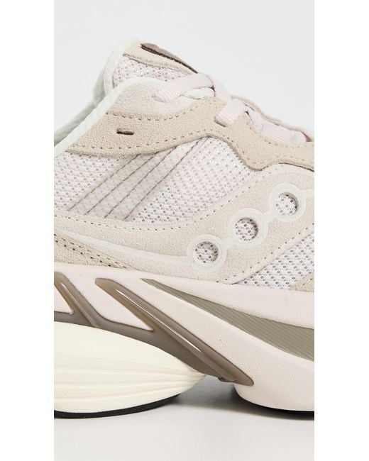 Saucony White Grid Nxt Sneakers