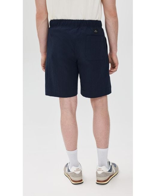Paul Smith Blue Pull On Shorts 9 for men