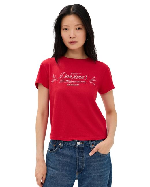 Re/done Red Dan Tanas Classic Tee