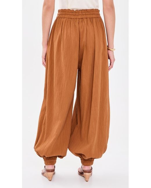 Rodebjer Orange Ramia Pants