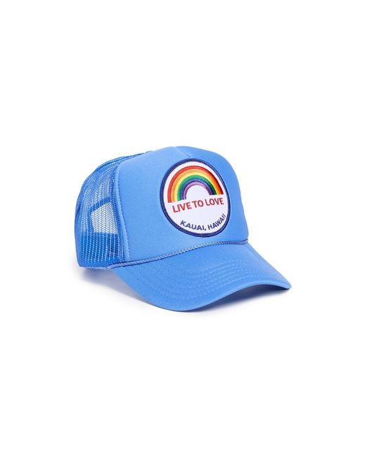 Aviator Nation Blue Live To Love Trucker Hat