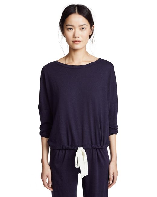 eberjey heather slouchy tee