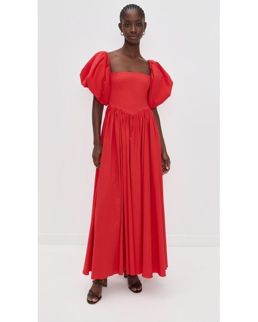 Caroline Constas Red Christina Gown