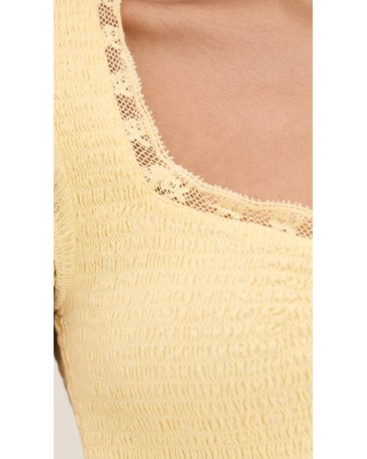 LoveShackFancy Natural Bisolet Dress
