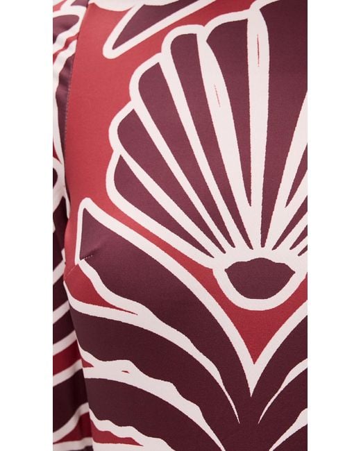 Seven Wonders Red Sienna Sleeved Maxi Dress