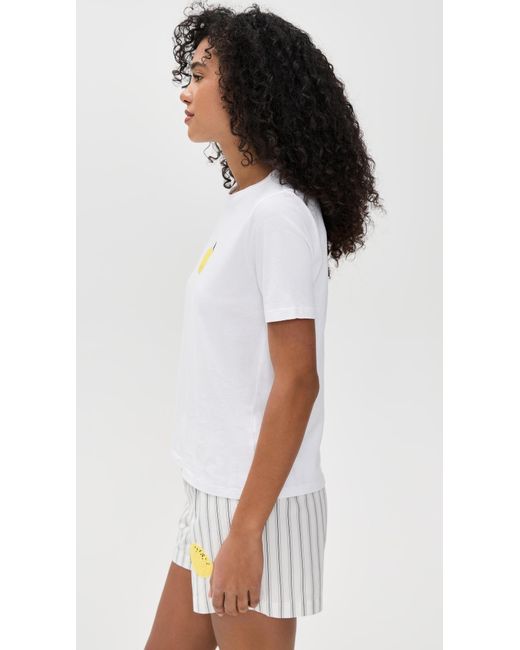 Kule White The Modern Lemon Tee