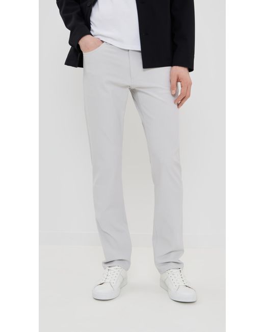 Theory White Raffi Neoteric Twill Pants for men