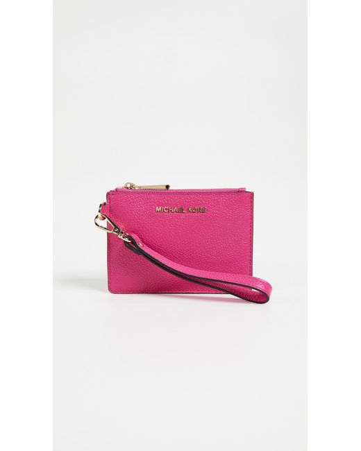MICHAEL Michael Kors Mercer Small Coin Purse in Pink Lyst