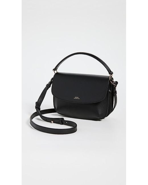 ショルダーバッグ・ポシェット A.P.C. Woman Shoulder bag Black 1 ALAACF61883 LZZ A.P.C. Sac Sarah Shoulder A Strap Mini Bag in Black | Lyst
