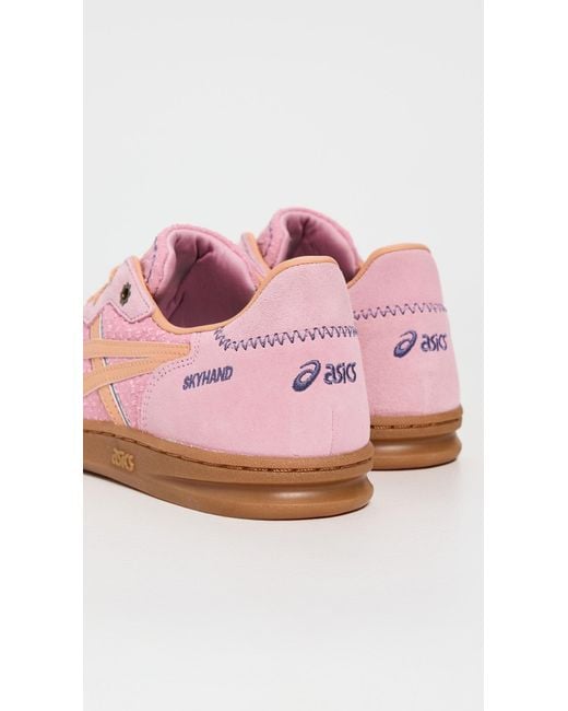Asics Pink Skyhand Og Sneakers