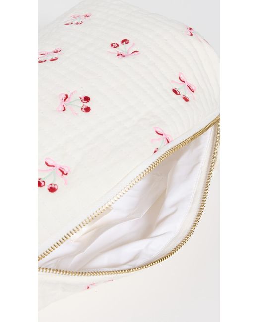 LoveShackFancy White Octavia Pouch