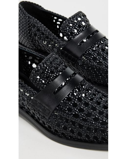 3.1 Phillip Lim Macrame Alexa Woven Loafers in Black | Lyst