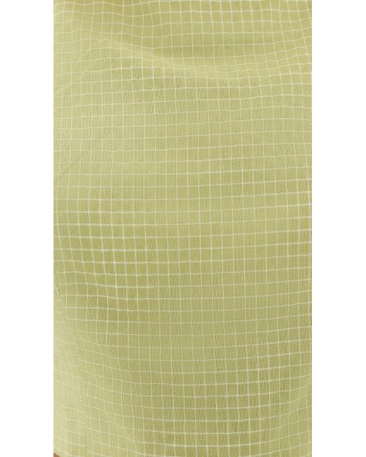 Line & Dot Green Shea Top