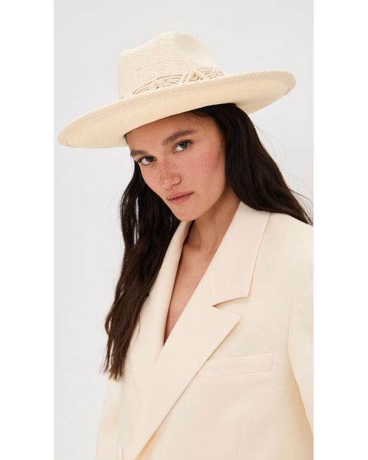 Brixton White Matteo Straw Hat