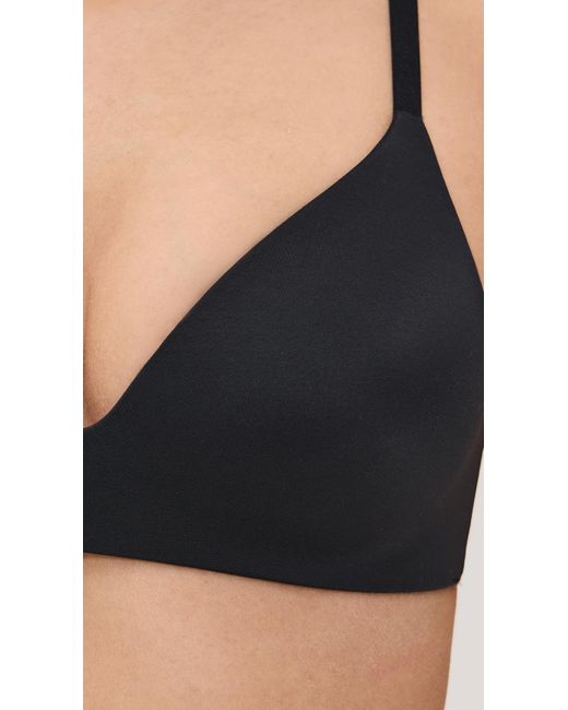 Calvin Klein Black Perfectly Fit Wire Free T-Shirt Bra