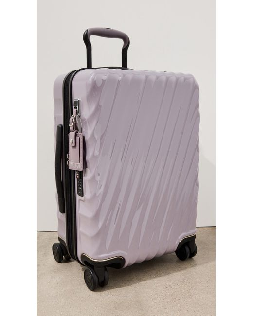 Tumi Purple International Expandable 4 Wheel Carry-on Bag