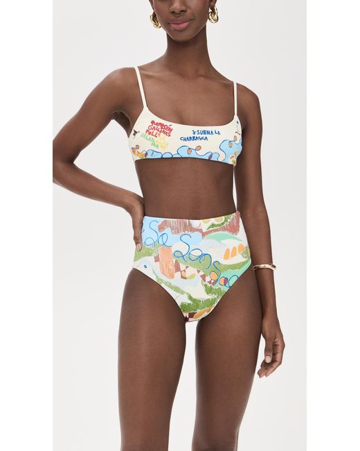 ALÉMAIS Multicolor Nadia High Waisted Briefs