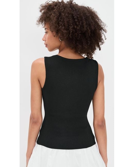 Staud Black Marisa Vest