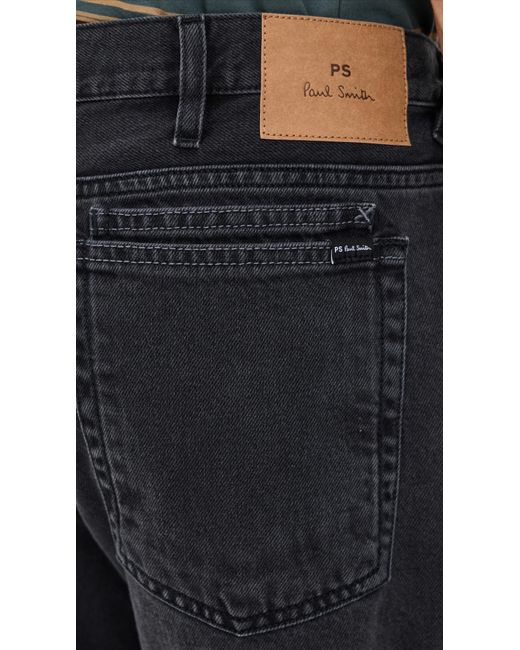 Paul Smith Black Relaxed Taper Fit Jeans for men