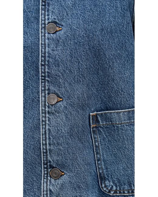 FRAME Blue The Swing Jacket