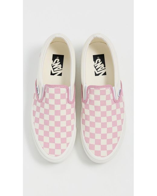Vans Pink U Lx Classic Slip-Ons