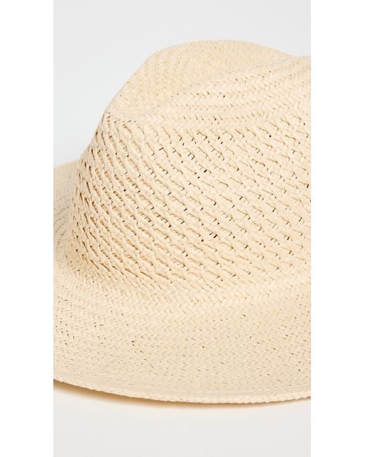 Hat Attack White Vented Luxe Packable Straw Hat