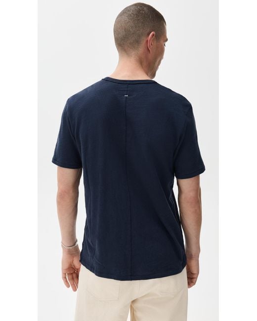 Rag & Bone Blue Classic Flame Tee for men