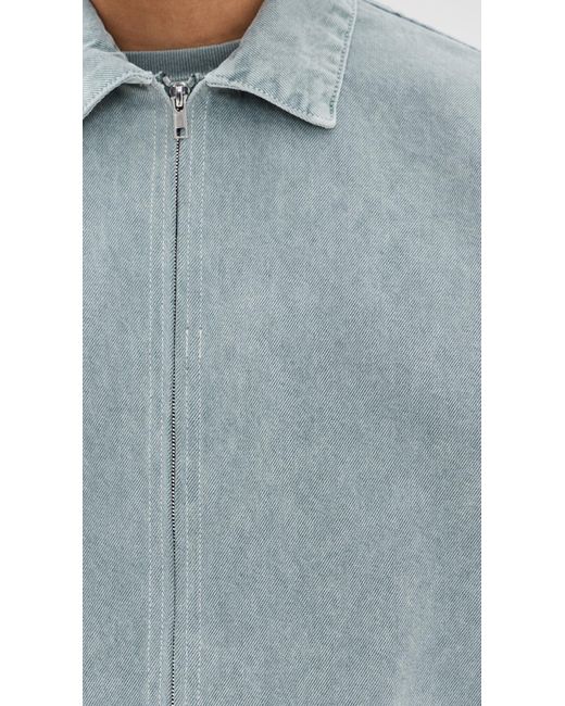Asher Blue Zed Zip Jacket for men