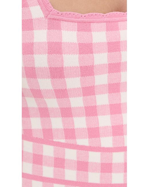 LoveShackFancy Pink Kellen Dress
