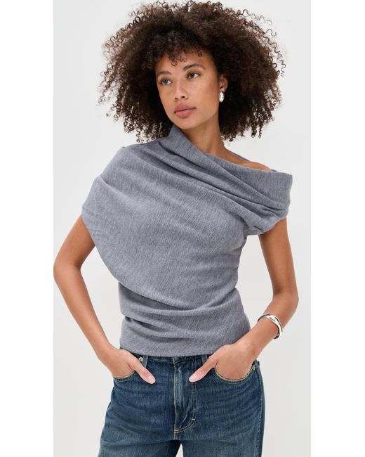 Staud Blue Mabel Sweater