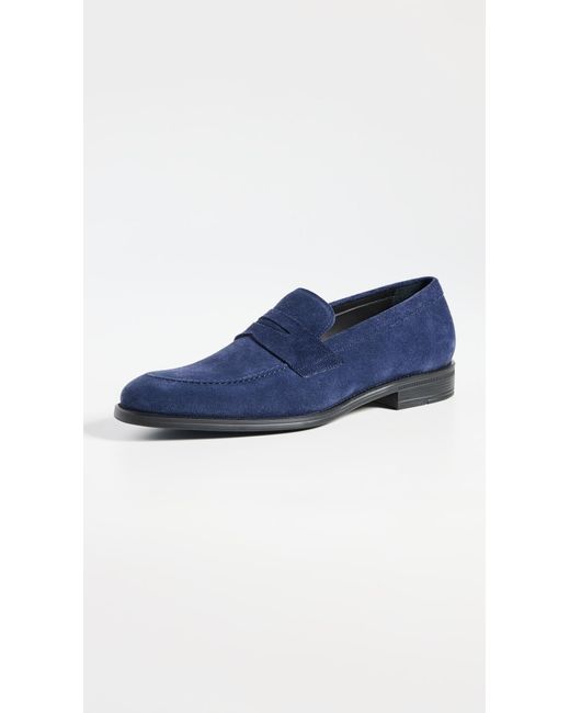 PS by Paul Smith Blue Remi Suede Loafers for men
