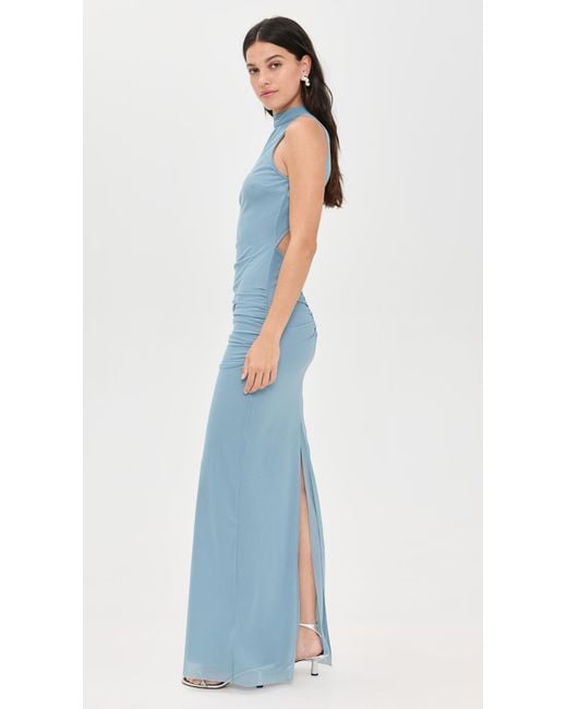 Sir Blue Ruby Open Back Gown