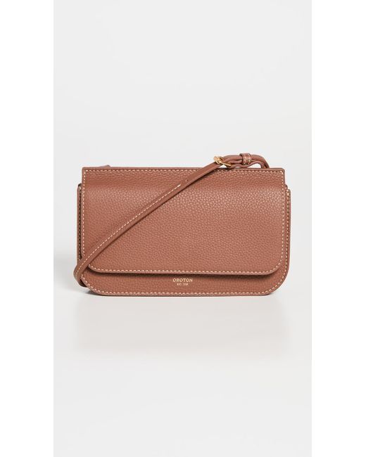 Oroton Leather Margot Mini Crossbody Lyst