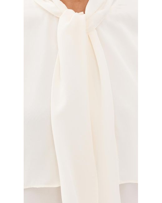 Veronica Beard White Darlis Blouse