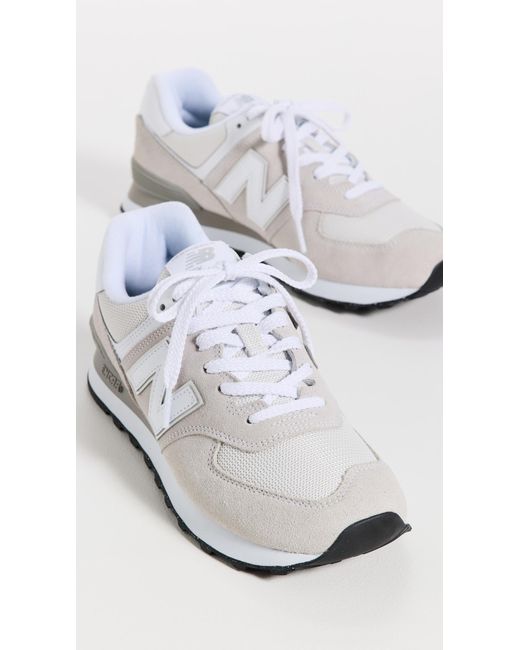 New Balance White 574 Sneakers M 10/ W 12