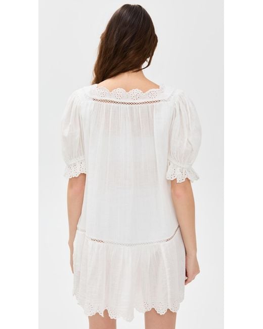 Sea White Mae Short Sleeve Coverup Dress