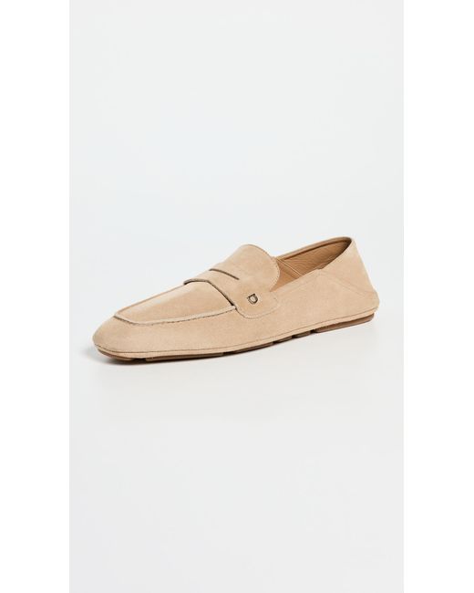 Ferragamo White Billion Loafers for men