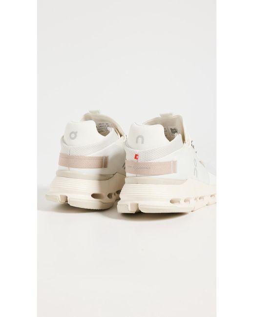 On Shoes White Cloudnova 2 Sneakers