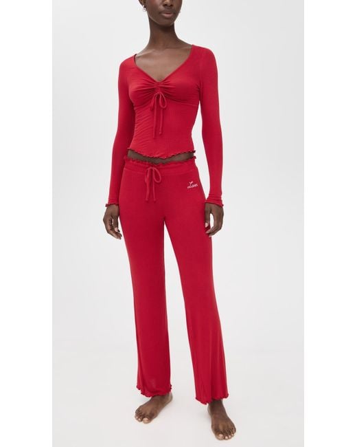 Honeydew Intimates Red Loso Pj Set